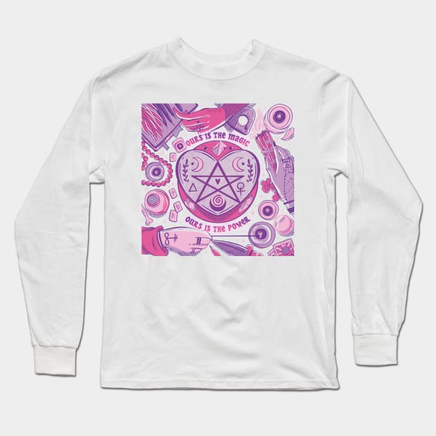 Ours Is The Magic Long Sleeve T-Shirt by Pink Fang